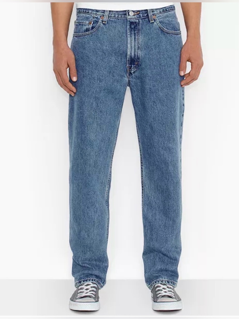 Vintage Levi's 550 Relaxed Fit Jeans Blue Medium Stonewash 36x30